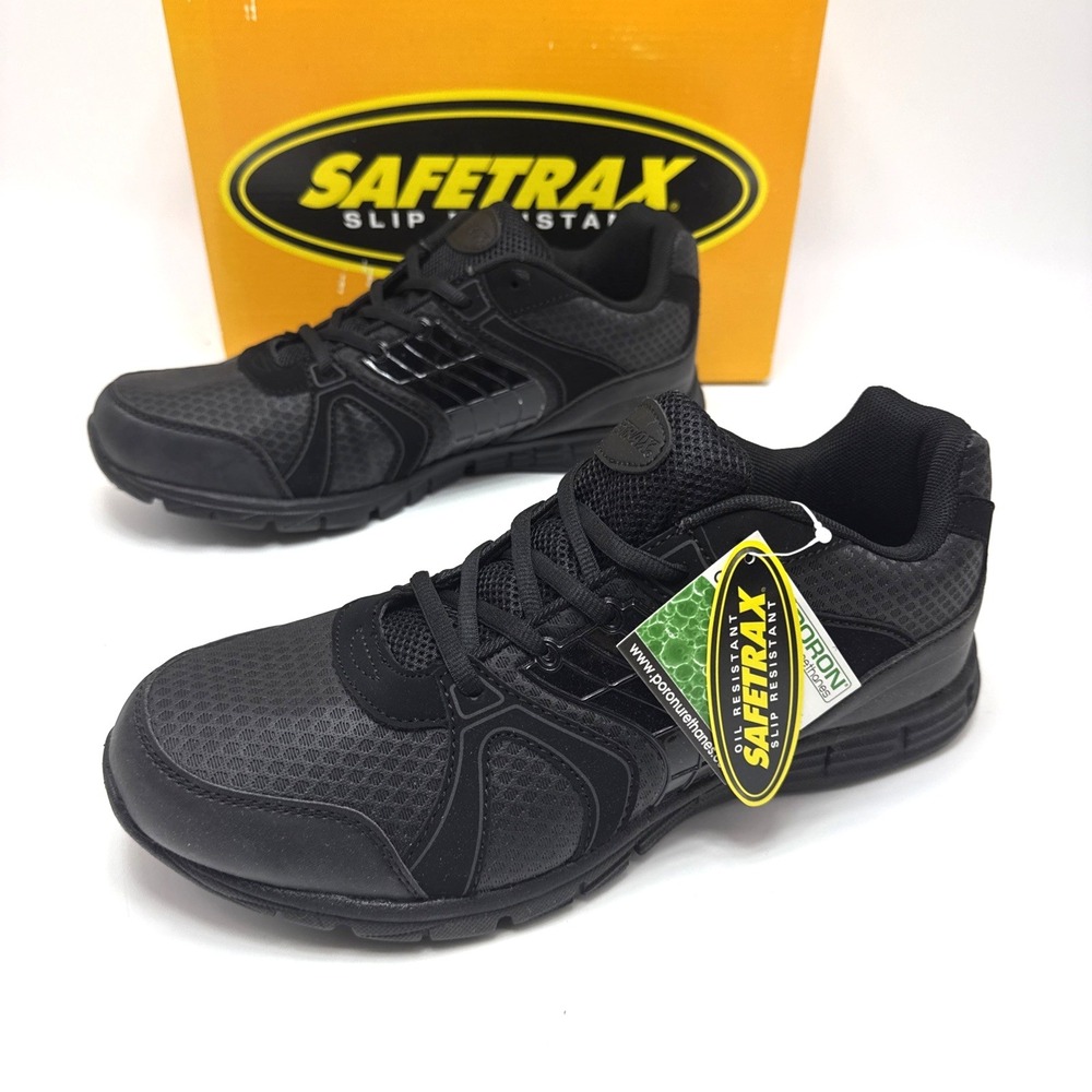Safetrax Women's Black Jessie‎ Slip Resistant Work Shoes  20865 Size 11 Medium